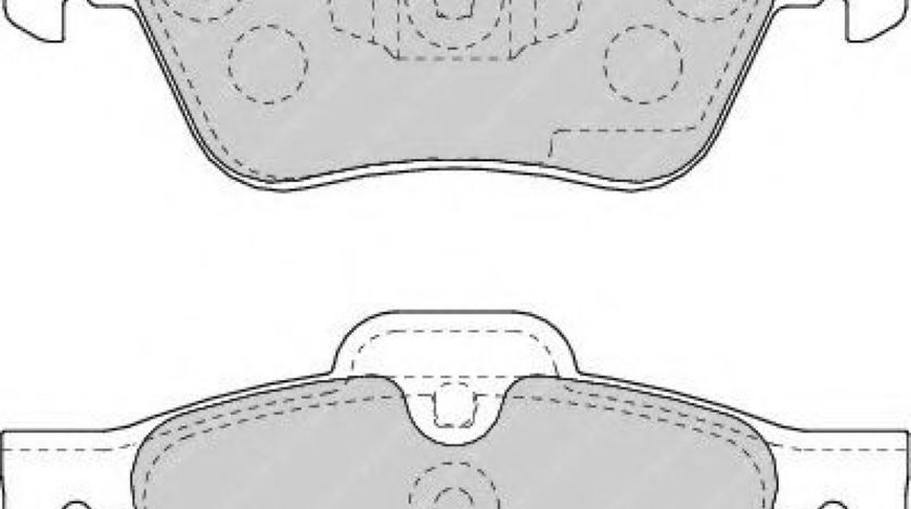 Set placute frana,frana disc MINI MINI (R50, R53) (2001 - 2006) FERODO FDB1499 piesa NOUA