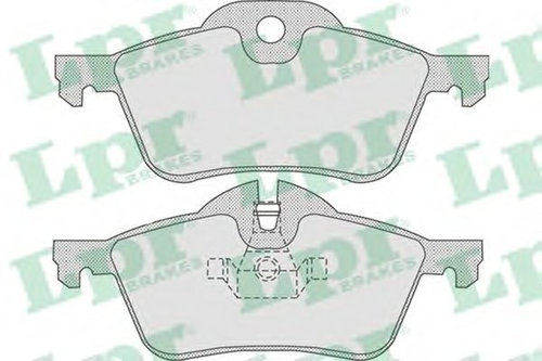 Set placute frana,frana disc MINI MINI (R50, R53) (2001 - 2006) LPR 05P851 piesa NOUA