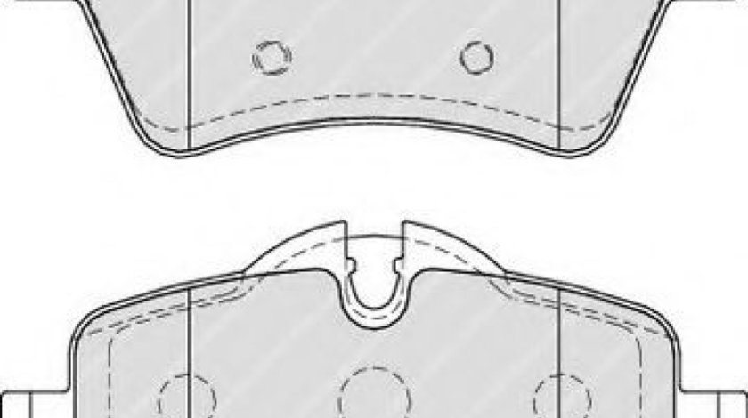 Set placute frana,frana disc MINI MINI (R50, R53) (2001 - 2006) FERODO FDB4080 piesa NOUA