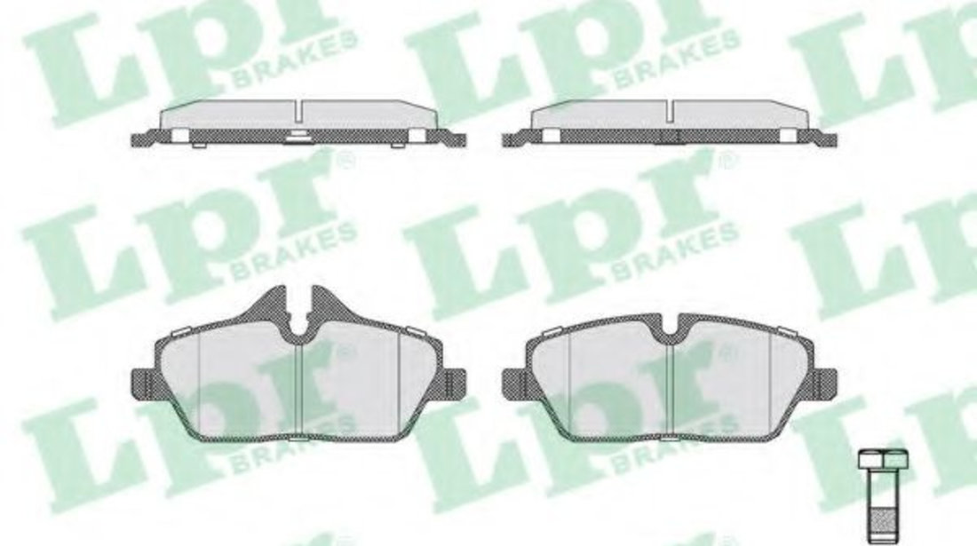 Set placute frana,frana disc MINI MINI (R50, R53) (2001 - 2006) LPR 05P1241 piesa NOUA