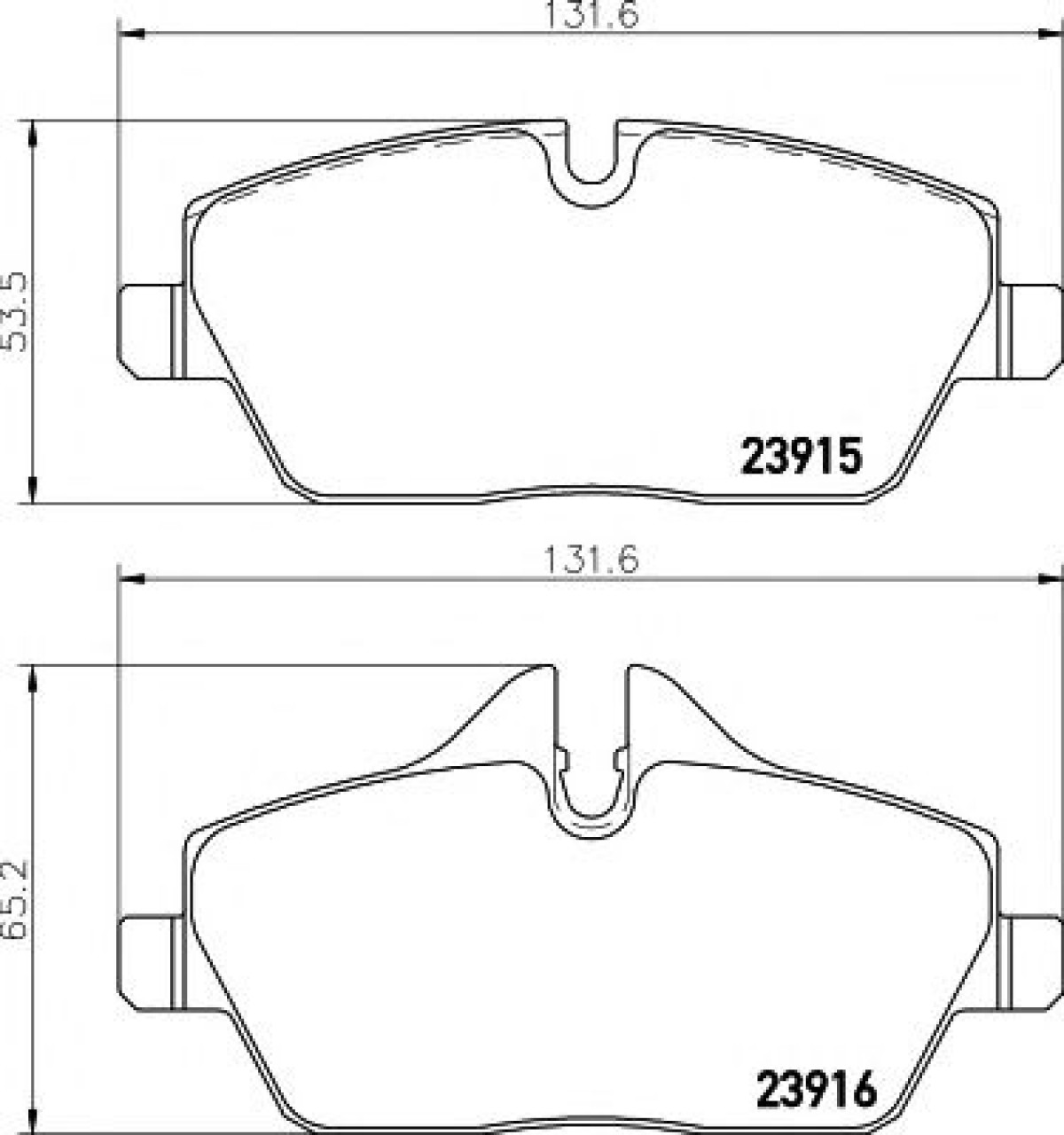 Set placute frana,frana disc MINI MINI Roadster (R59) (2012 - 2016) TEXTAR 2391503 piesa NOUA