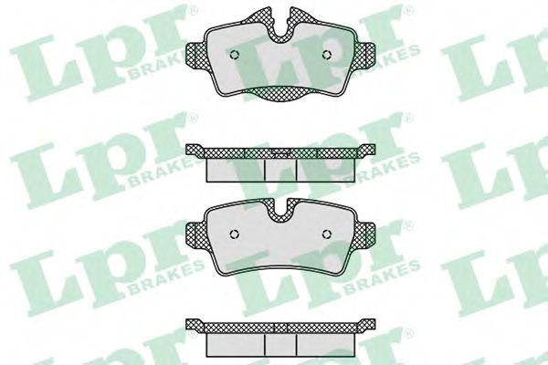 Set placute frana,frana disc MINI MINI Roadster (R59) (2012 - 2016) LPR 05P1481 piesa NOUA