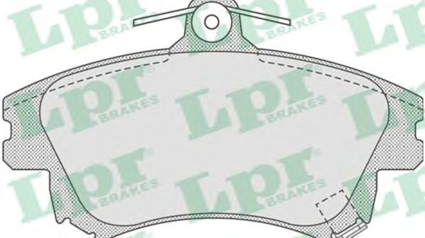 Set placute frana,frana disc MITSUBISHI CARISMA (DA) (1995 - 2006) LPR 05P711 piesa NOUA