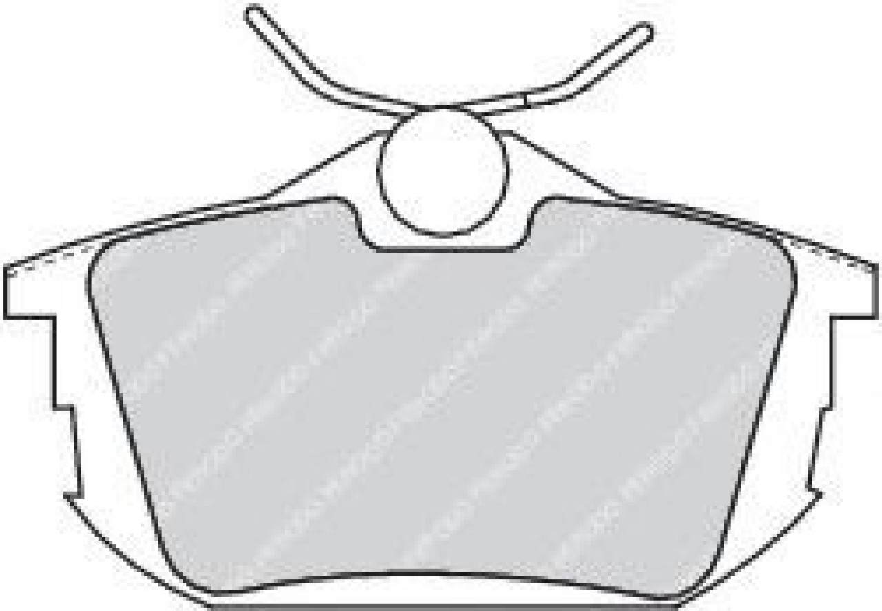Set placute frana,frana disc MITSUBISHI CARISMA limuzina (DA) (1996 - 2006) FERODO FDB1095 piesa NOUA