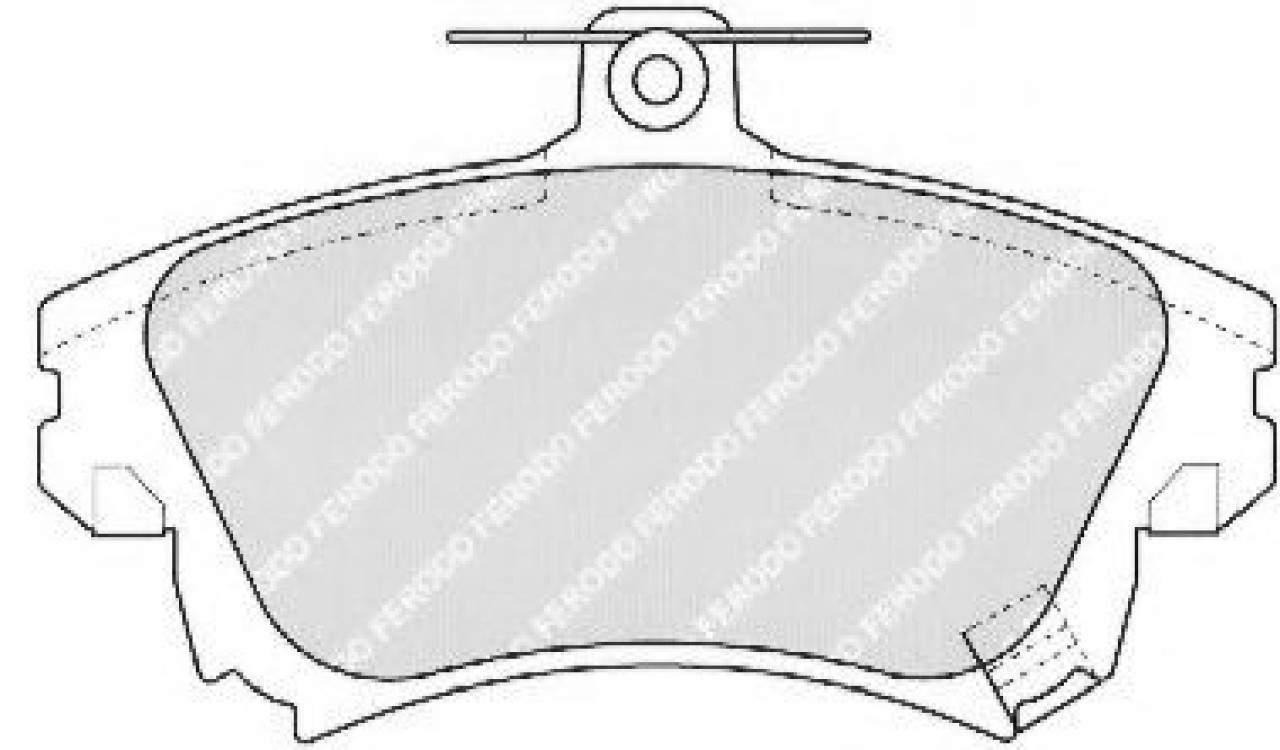 Set placute frana,frana disc MITSUBISHI CARISMA limuzina (DA) (1996 - 2006) FERODO FDB1384 piesa NOUA