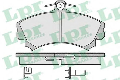 Set placute frana,frana disc MITSUBISHI COLT VI (Z3, Z2) (2002 - 2012) LPR 05P1221 piesa NOUA