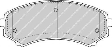 Set placute frana,frana disc MITSUBISHI GRANDIS (NA) (2003 - 2016) FERODO FDB1603 piesa NOUA
