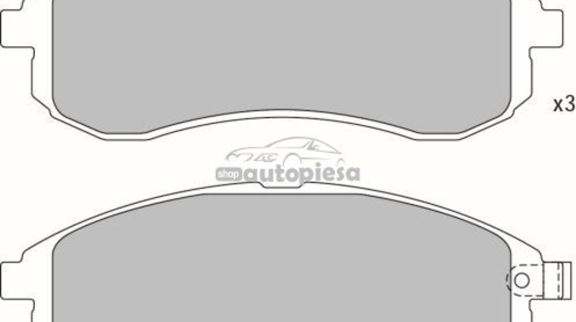 Set placute frana,frana disc MITSUBISHI L 200 (K7, K6) (1996 - 2007) KRIEGER 0950006377 piesa NOUA