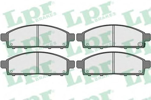 Set placute frana,frana disc MITSUBISHI L 200 (KB, KA) (2004 - 2016) LPR 05P1319 piesa NOUA