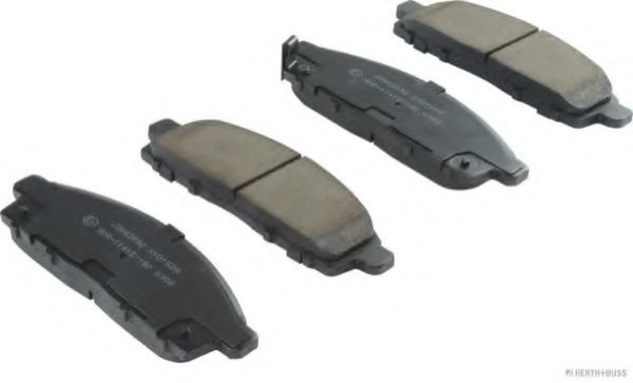 Set placute frana,frana disc MITSUBISHI L 200 (KJ, KK, KL) (2014 - 2016) HERTH+BUSS JAKOPARTS J3605065 piesa NOUA