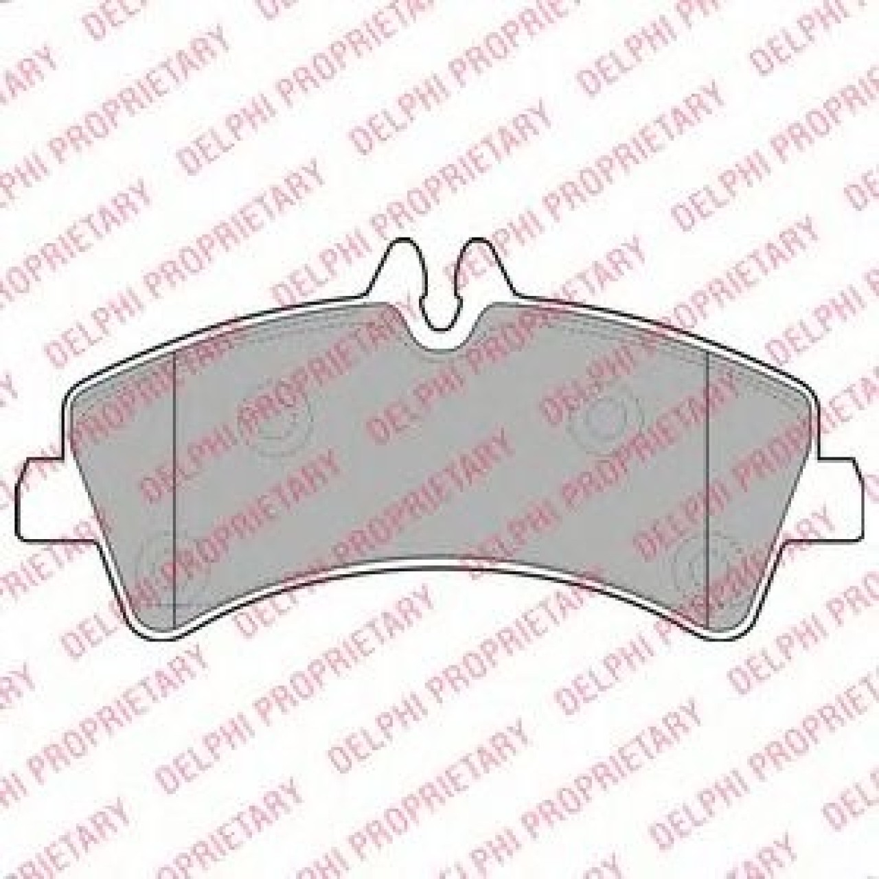 Set placute frana,frana disc MITSUBISHI LANCER Sportback (CX) (2007 - 2016) DELPHI LP1984 piesa NOUA