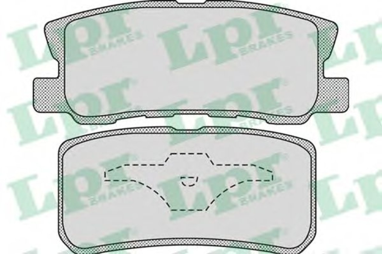 Set placute frana,frana disc MITSUBISHI OUTLANDER II (CW) (2006 - 2012) LPR 05P954 piesa NOUA