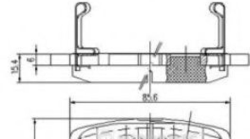 Set placute frana,frana disc MITSUBISHI OUTLANDER I (CU) (2001 - 2006) NIPPARTS N3615015 piesa NOUA