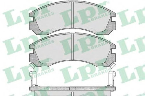 Set placute frana,frana disc MITSUBISHI OUTLANDER I (CU) (2001 - 2006) LPR 05P578 piesa NOUA