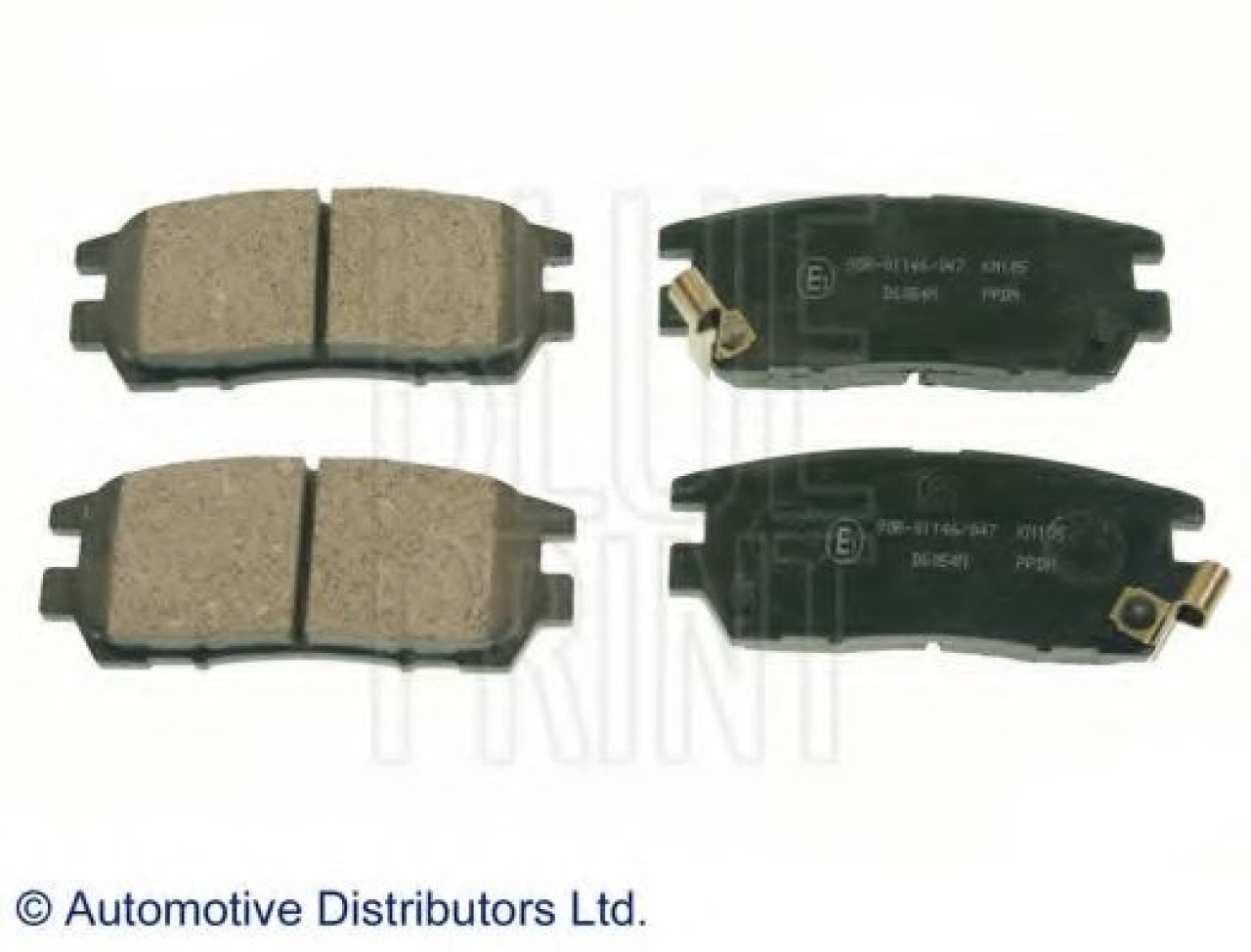Set placute frana,frana disc MITSUBISHI PAJERO II (V3_W, V2_W, V4_W) (1990 - 1999) BLUE PRINT ADC44243 piesa NOUA
