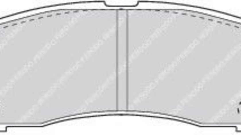 Set placute frana,frana disc MITSUBISHI PAJERO PININ (H6_W, H7_W) (1999 - 2007) FERODO FDB803 piesa NOUA