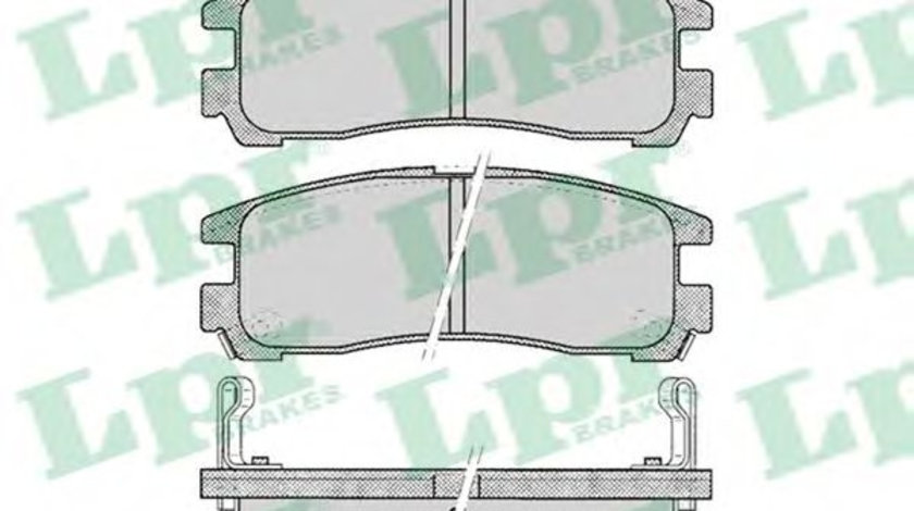 Set placute frana,frana disc MITSUBISHI PAJERO PININ (H6_W, H7_W) (1999 - 2007) LPR 05P043 piesa NOUA