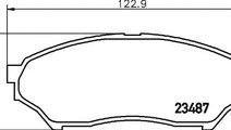 Set placute frana,frana disc MITSUBISHI PAJERO PIN...