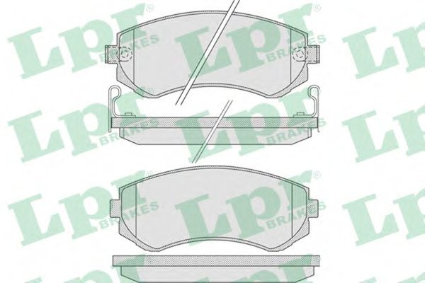 Set placute frana,frana disc NISSAN ALMERA I Hatchback (N15) (1995 - 2000) LPR 05P856 piesa NOUA
