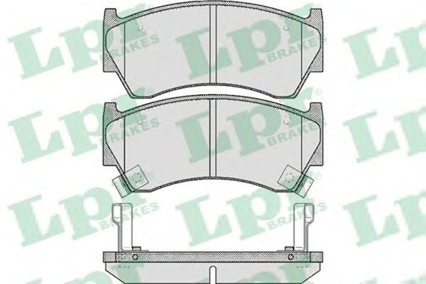 Set placute frana,frana disc NISSAN ALMERA I Hatchback (N15) (1995 - 2000) LPR 05P617 piesa NOUA