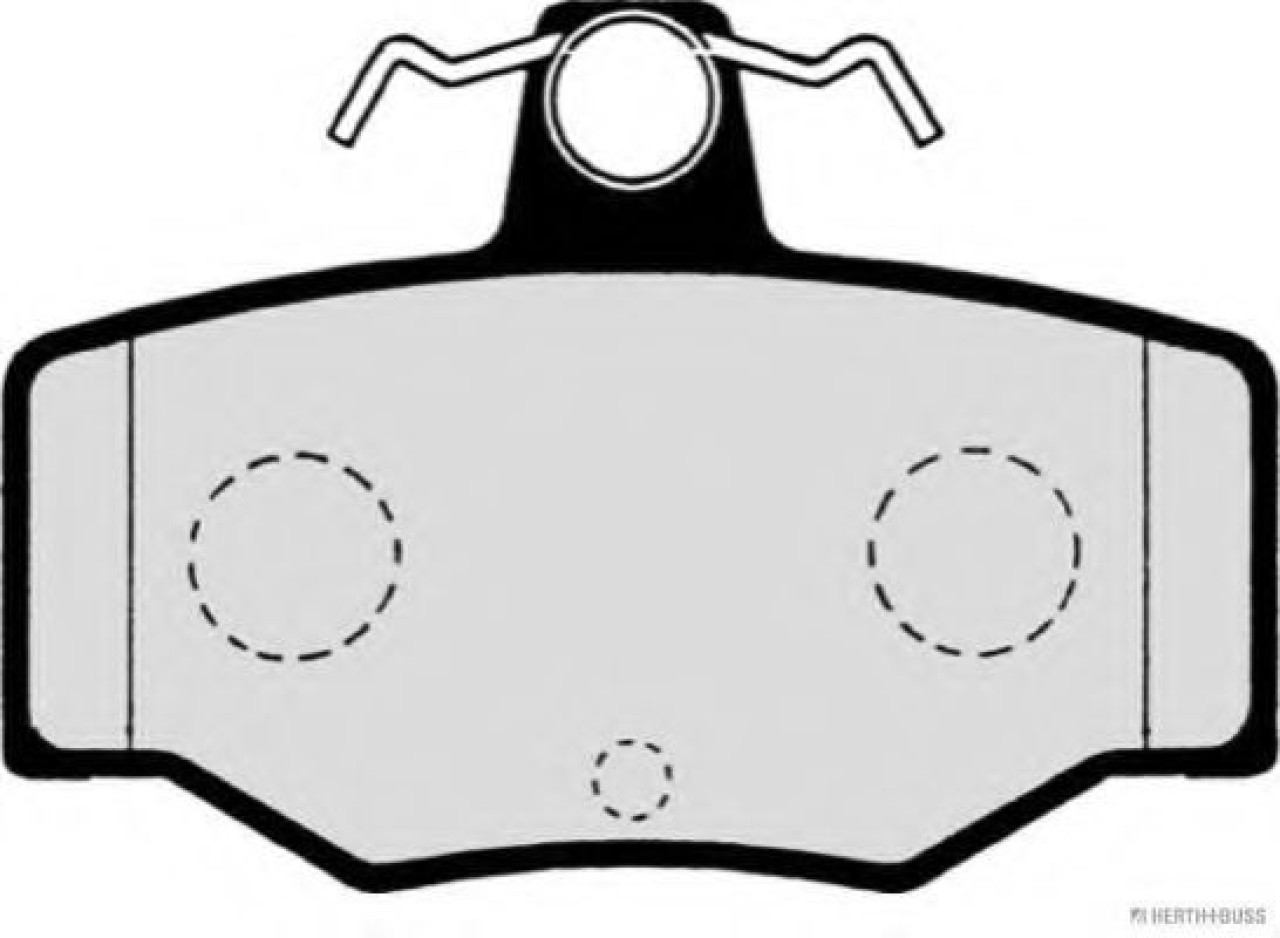 Set placute frana,frana disc NISSAN ALMERA II (N16) (2000 - 2016) HERTH+BUSS JAKOPARTS J3611031 piesa NOUA