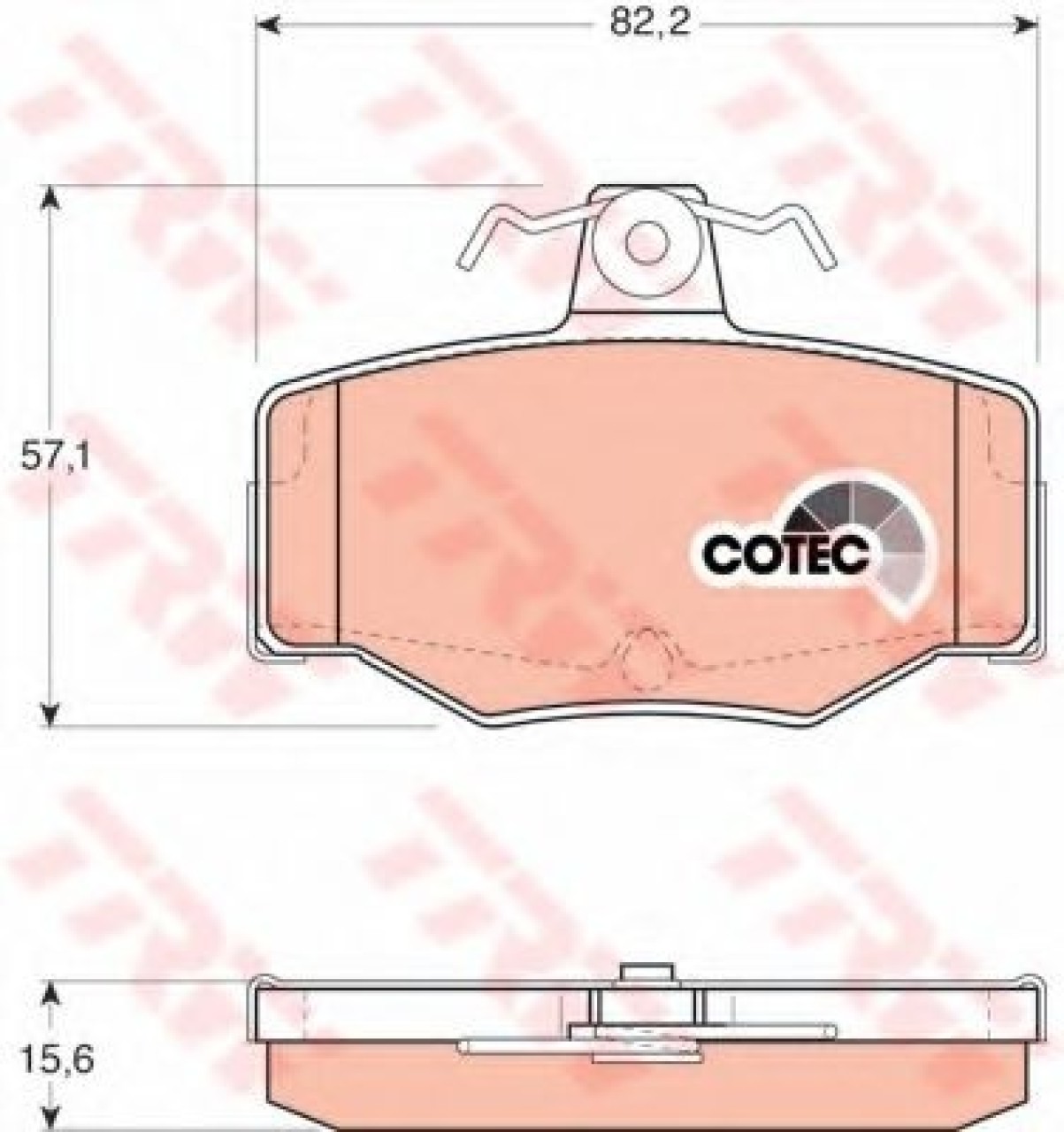 Set placute frana,frana disc NISSAN ALMERA II (N16) (2000 - 2016) TRW GDB3092 piesa NOUA
