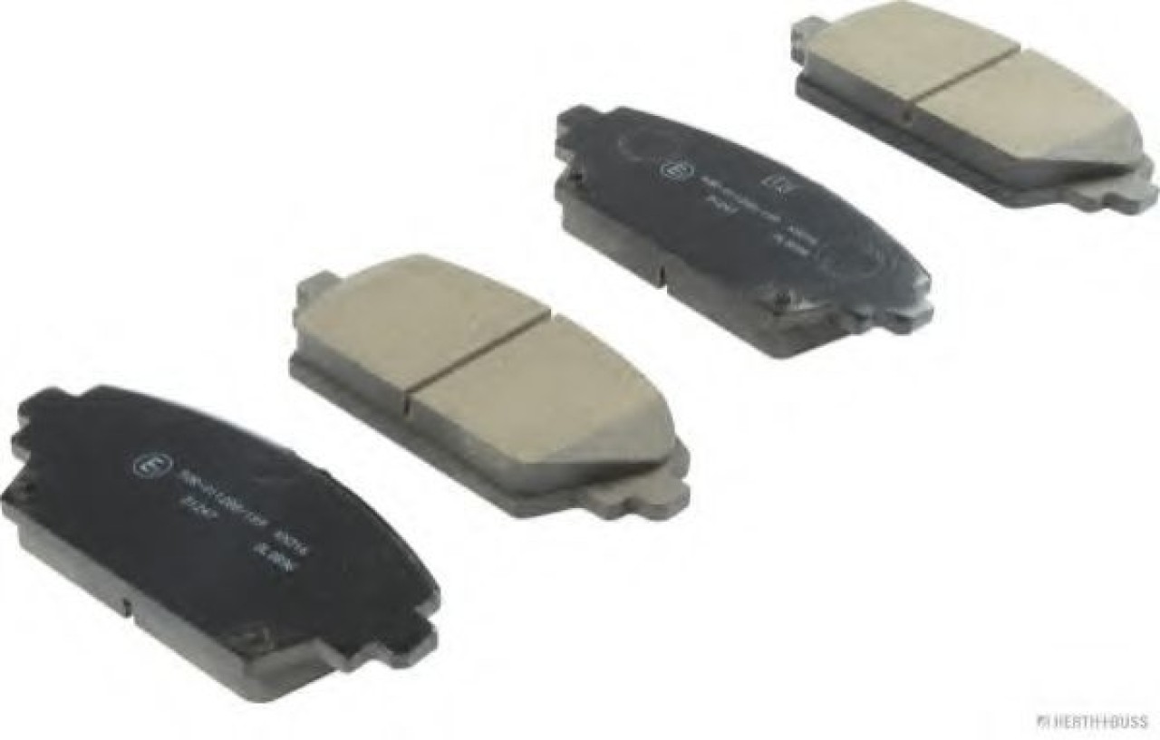 Set placute frana,frana disc NISSAN ALMERA TINO (V10) (1998 - 2006) HERTH+BUSS JAKOPARTS J3601072 piesa NOUA