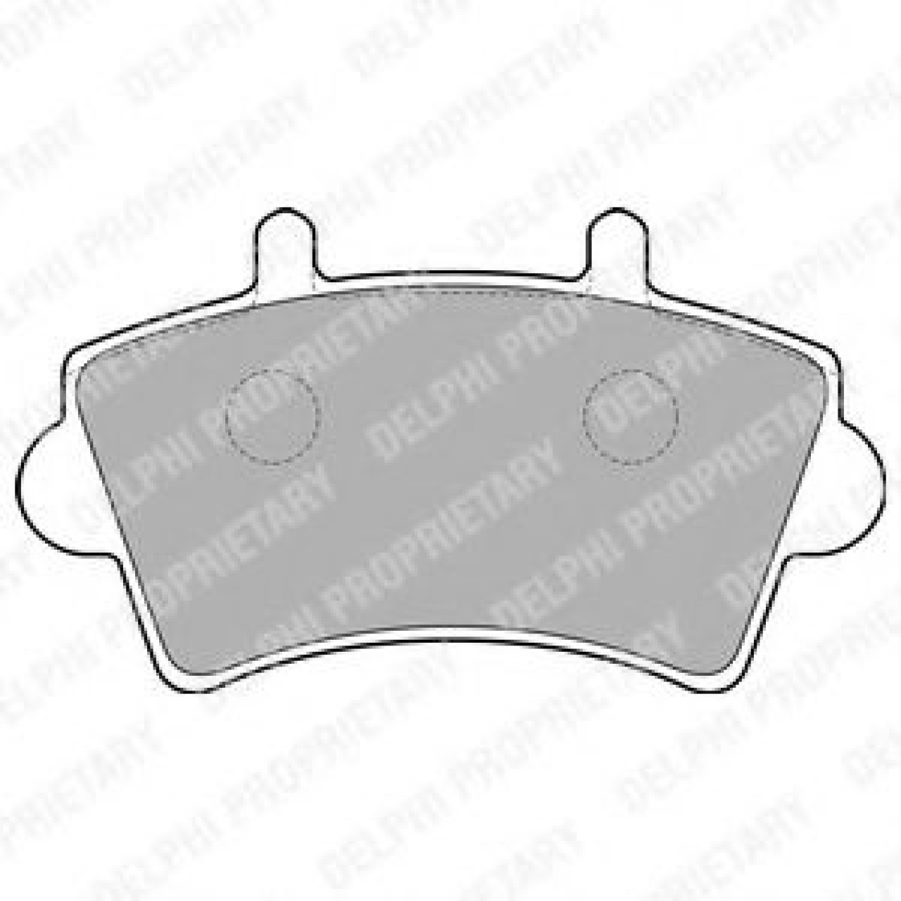 Set placute frana,frana disc NISSAN INTERSTAR bus (X70) (2002 - 2016) DELPHI LP1746 piesa NOUA
