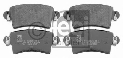 Set placute frana,frana disc NISSAN INTERSTAR bus (X70) (2002 - 2016) FEBI BILSTEIN 16493 piesa NOUA