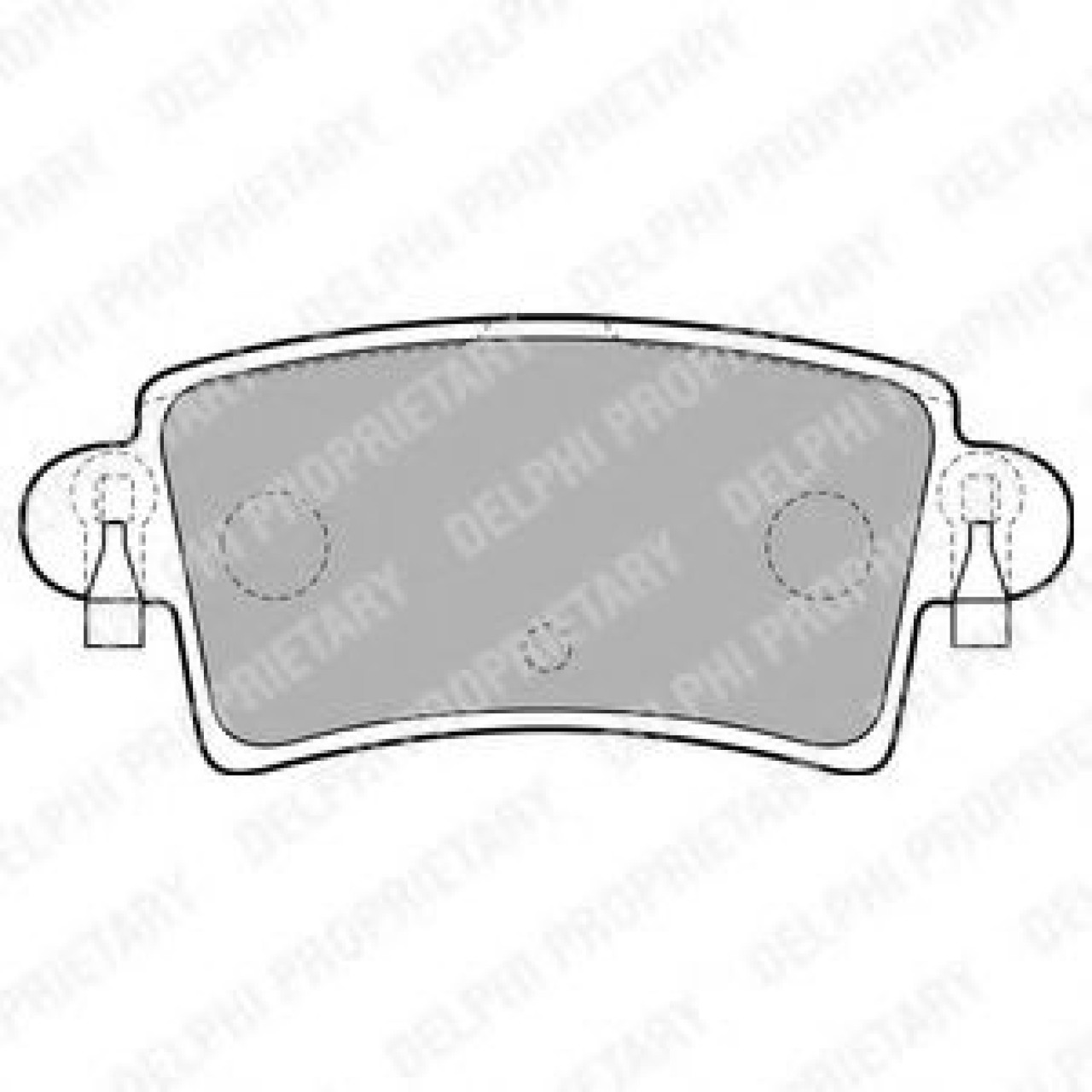 Set placute frana,frana disc NISSAN INTERSTAR caroserie (X70) (2002 - 2016) DELPHI LP1747 piesa NOUA