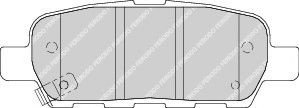 Set placute frana,frana disc NISSAN JUKE (F15) (2010 - 2016) FERODO FDB1693 piesa NOUA
