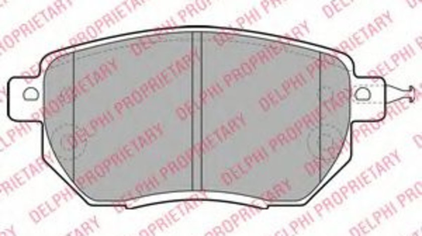 Set placute frana,frana disc NISSAN MURANO (Z50) (2003 - 2016) DELPHI LP1986 piesa NOUA