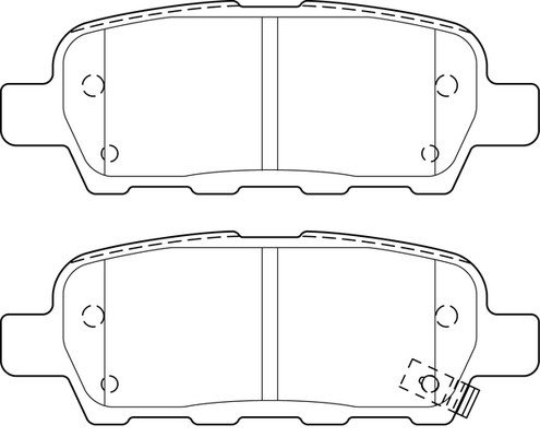 Set placute frana,frana disc NISSAN MURANO (Z51) (2007 - 2016) OE D4060JA00J piesa NOUA