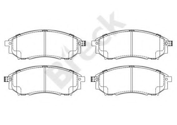 Set placute frana,frana disc NISSAN NAVARA (D40) (2004 - 2016) Break 23698 00 701 00 piesa NOUA