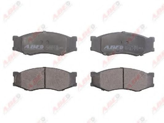 Set placute frana,frana disc NISSAN NAVARA platou / sasiu (D22) (1997 - 2016) ABE C11011ABE piesa NOUA