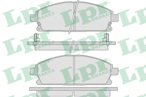 Set placute frana,frana disc NISSAN PATHFINDER II (R50) (1995 - 2004) LPR 05P846 piesa NOUA