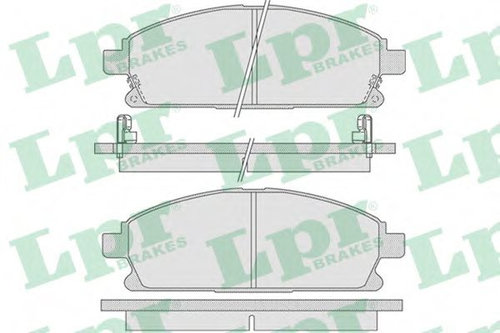 Set placute frana,frana disc NISSAN PATHFINDER II (R50) (1995 - 2004) LPR 05P846 piesa NOUA