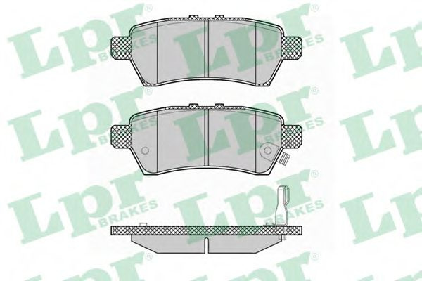 Set placute frana,frana disc NISSAN PATHFINDER III (R51) (2005 - 2012) LPR 05P1377 piesa NOUA