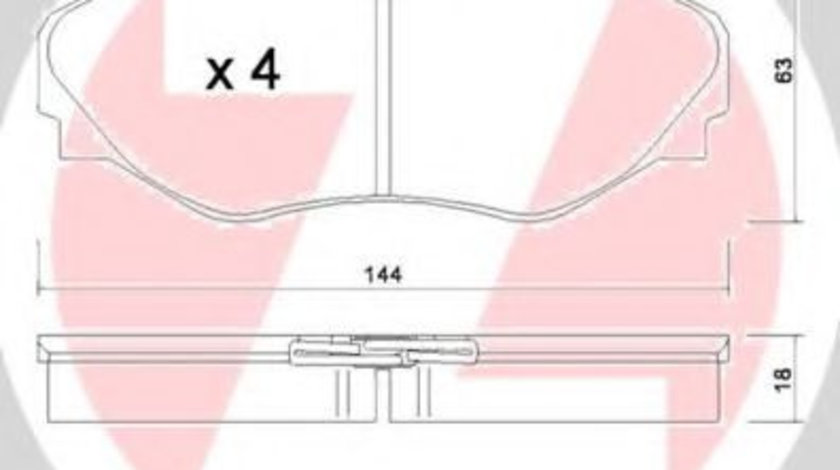 Set placute frana,frana disc NISSAN PRIMASTAR caroserie (X83) (2002 - 2016) ZIMMERMANN 23099.180.1 piesa NOUA