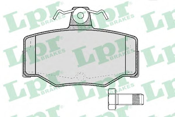 Set placute frana,frana disc NISSAN PRIMERA Break (WP11) (1996 - 2002) LPR 05P387 piesa NOUA