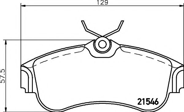 Set placute frana,frana disc NISSAN PRIMERA Break (WP11) (1996 - 2002) TEXTAR 2154601 piesa NOUA