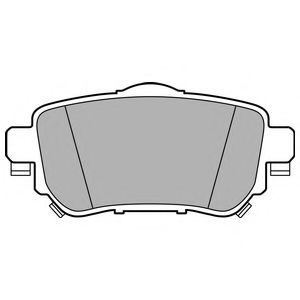 Set placute frana,frana disc NISSAN QASHQAI (J11) (2013 - 2016) DELPHI LP3145 piesa NOUA