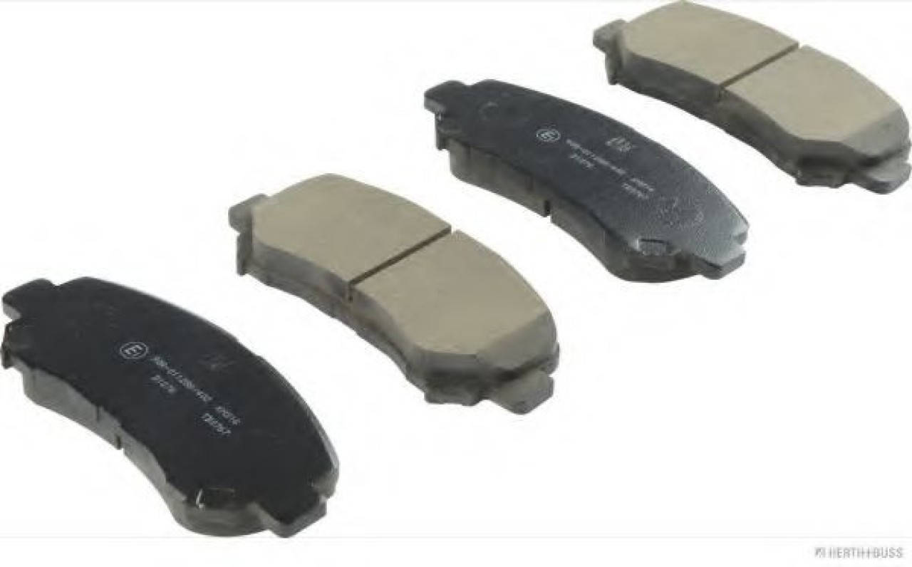 Set placute frana,frana disc NISSAN QASHQAI / QASHQAI +2 (J10, JJ10) (2007 - 2013) HERTH+BUSS JAKOPARTS J3601098 piesa NOUA