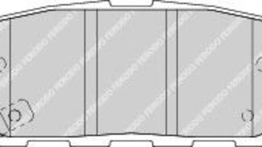 Set placute frana,frana disc NISSAN TIIDA Limuzina (SC11X) (2006 - 2016) FERODO FDB1693 piesa NOUA