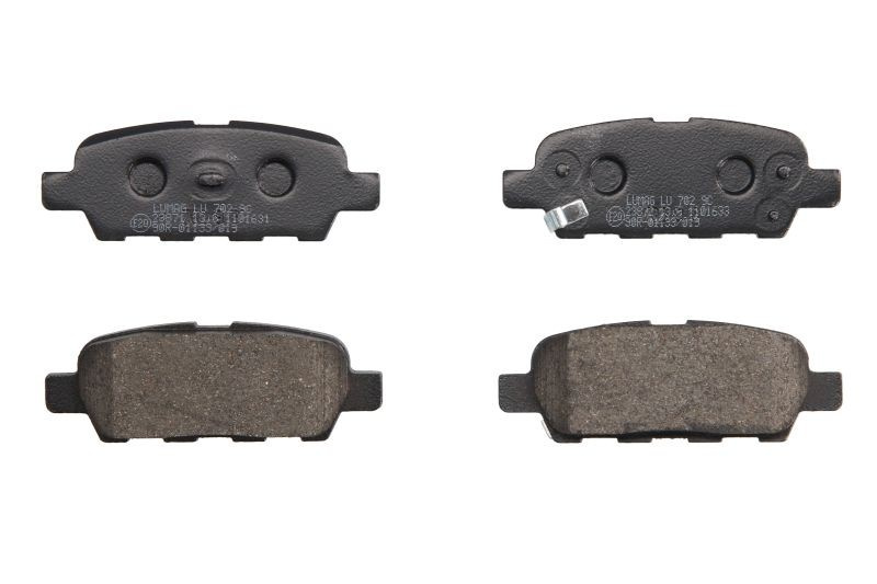 Set placute frana,frana disc NISSAN TIIDA Limuzina (SC11X) (2006 - 2016) QWP WBP682 piesa NOUA