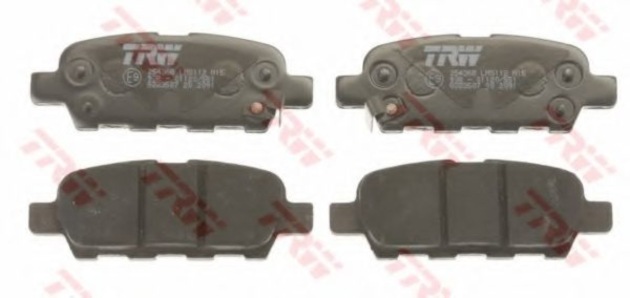 Set placute frana,frana disc NISSAN X-TRAIL (T30) (2001 - 2013) TRW GDB3507 piesa NOUA