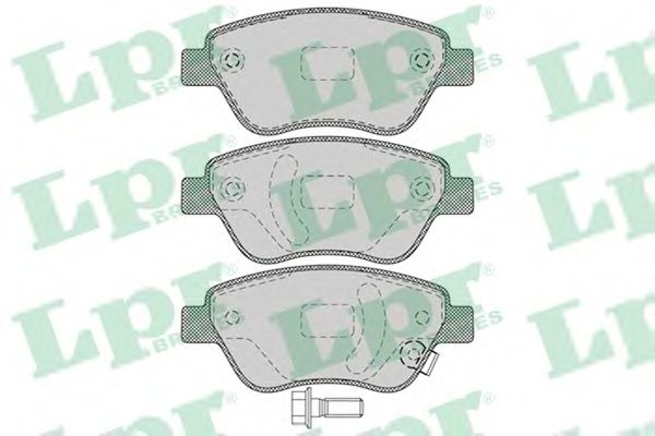 Set placute frana,frana disc OPEL ADAM (2012 - 2016) LPR 05P1247 piesa NOUA