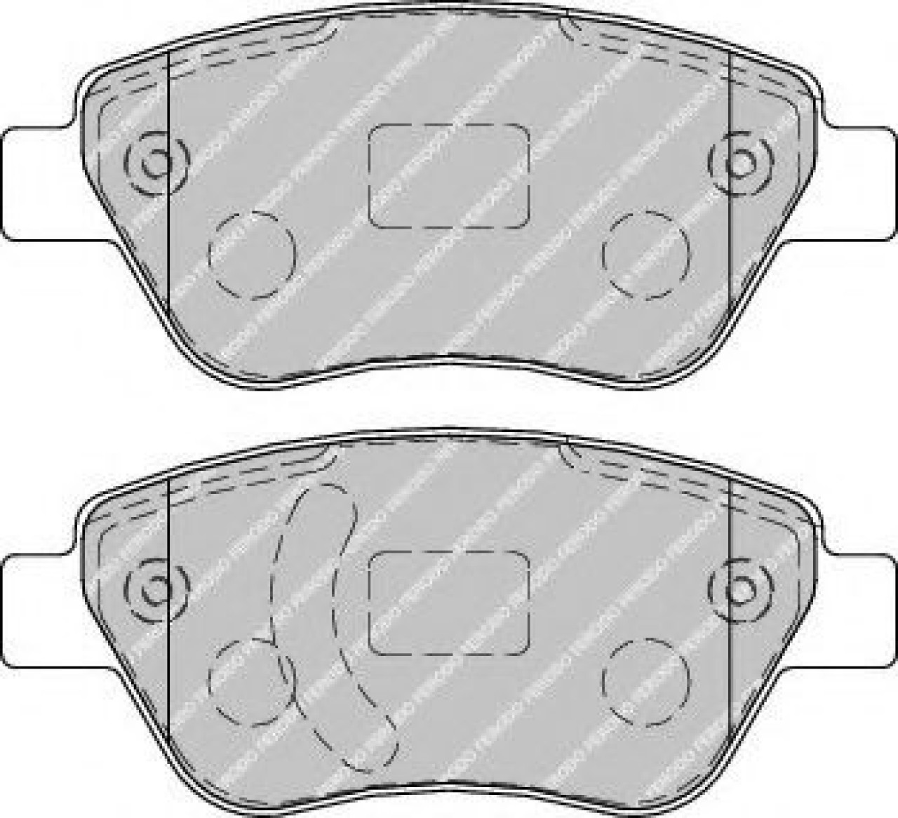 Set placute frana,frana disc OPEL ADAM (2012 - 2016) FERODO FDB1920 piesa NOUA