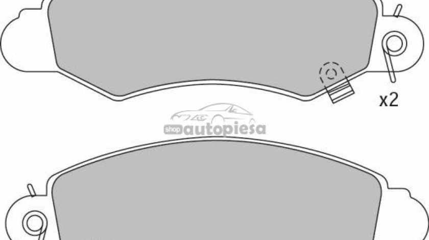 Set placute frana,frana disc OPEL AGILA (A) (H00) (2000 - 2007) KRIEGER 0950006369 piesa NOUA