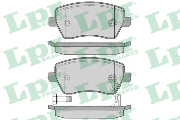 Set placute frana,frana disc OPEL AGILA (B) (H08) (2008 - 2016) LPR 05P1229 piesa NOUA